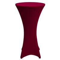 STEHTISCHHUSSE Stella Ø 60cm Bordeaux - Bordeaux, Textil (60/120cm) - Beautissu 