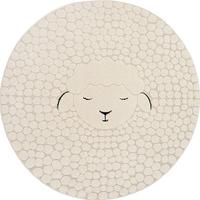 KINDERTEPPICH Kurzflor CANAZEI Polypropylen Creme 120 x 120 cm - Beige, Textil (120/120cm) - KADIMA DESIGN