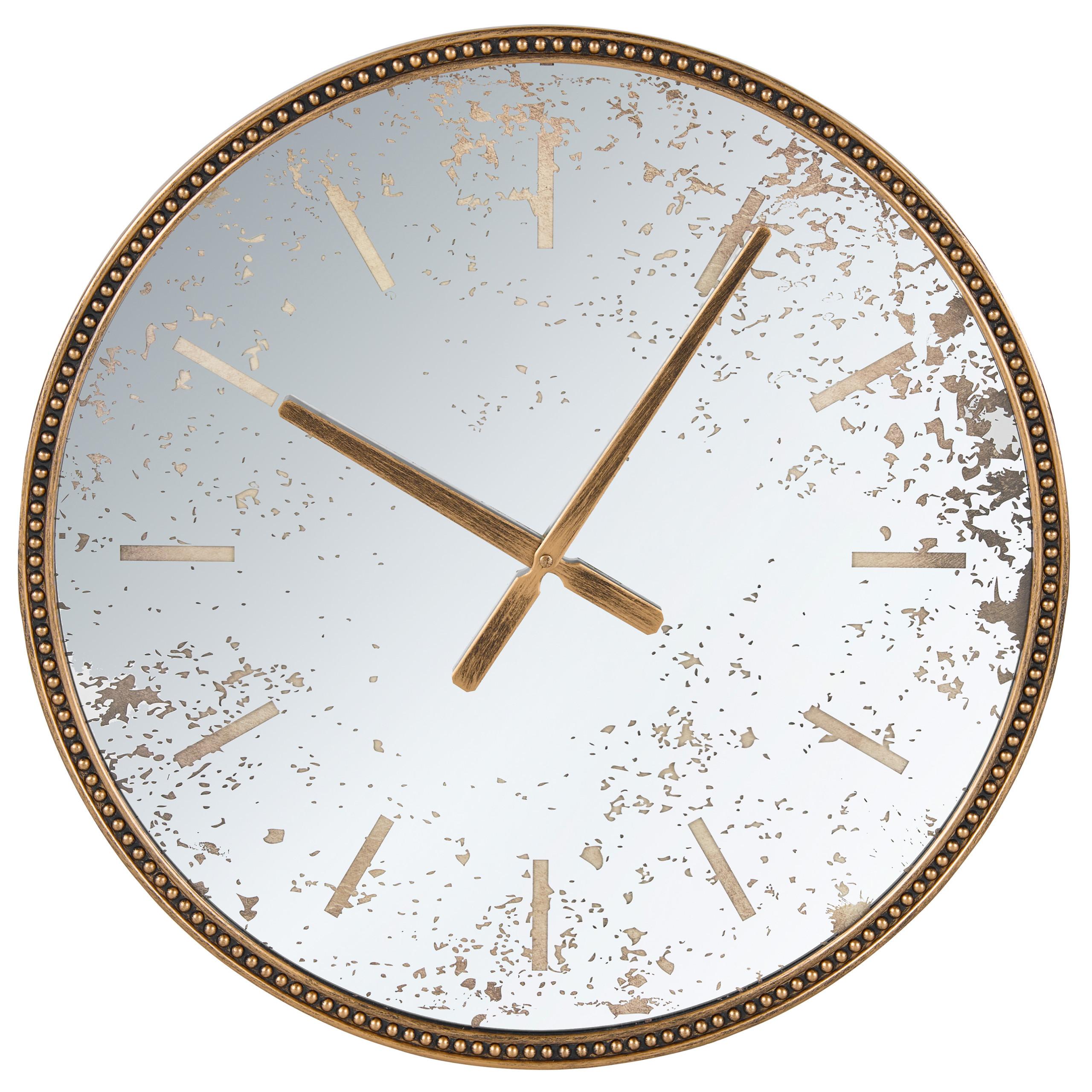 WANDUHR Gold Froissy - Goldfarben, Kunststoff (56/56/4cm) - Beliani