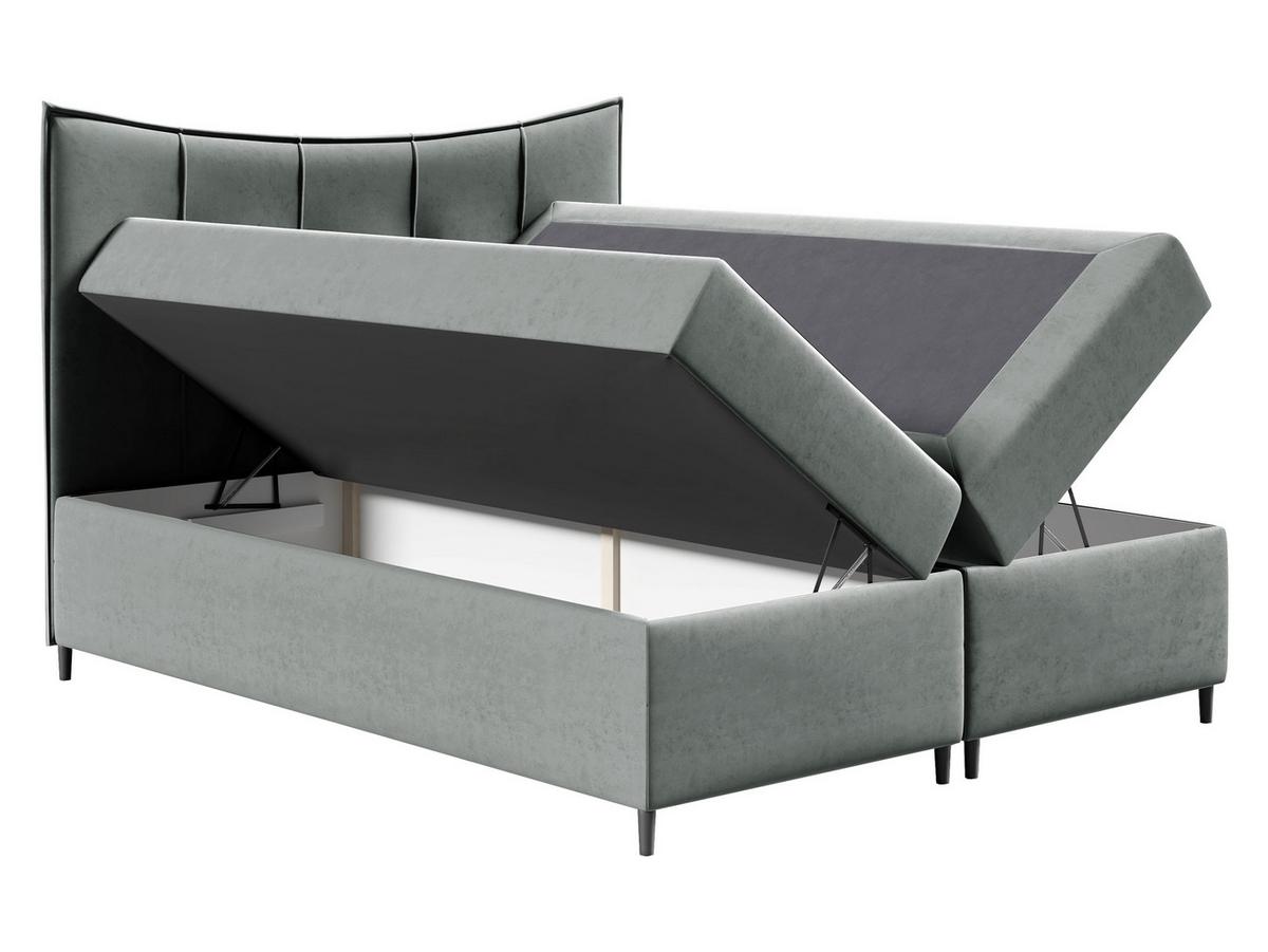 BOXBETT Bergamo - H3 - Rot, Holz (160/200cm) - MIRJAN24