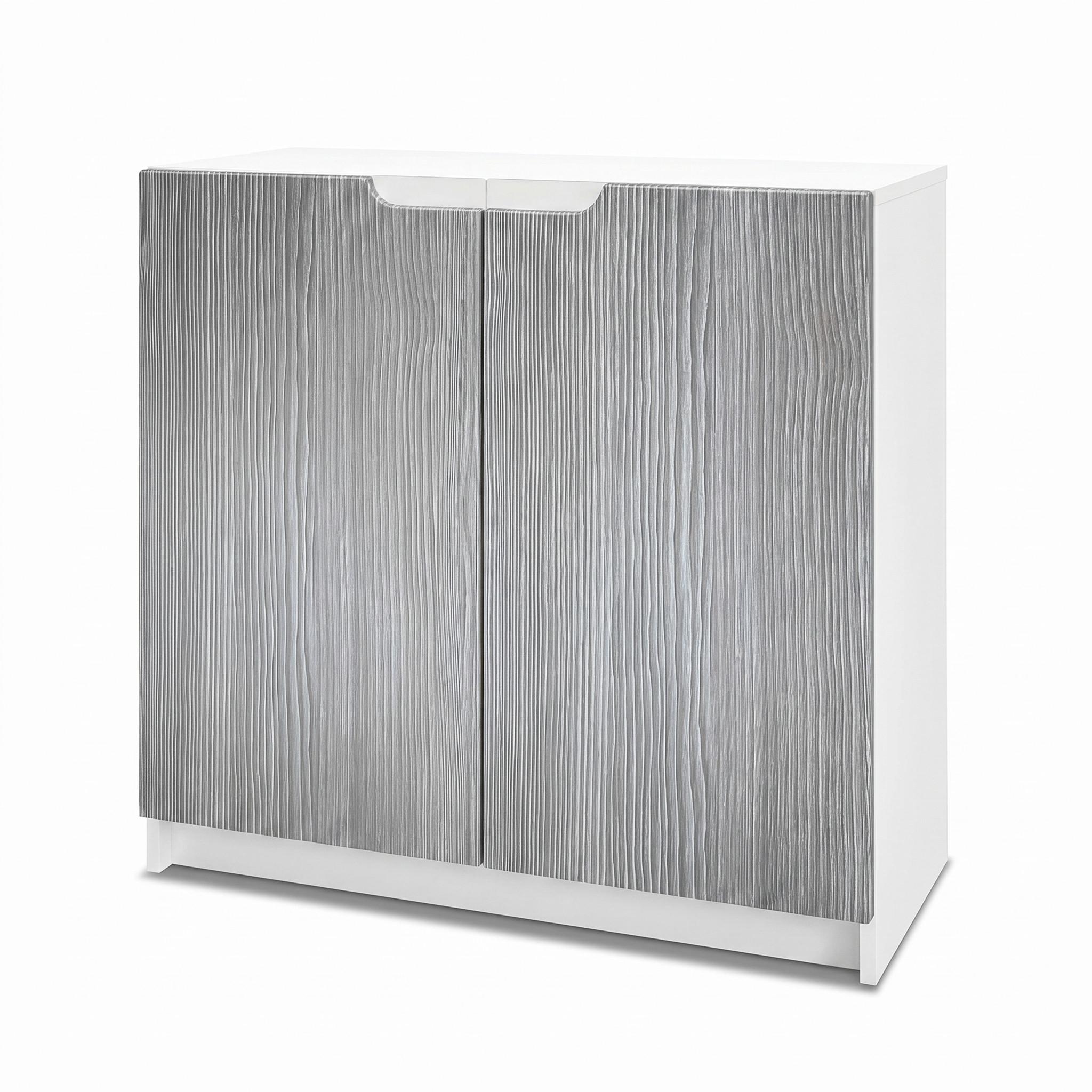 KOMMODE Logan Fronten in Avola-Anthrazit - Anthrazit, Holzwerkstoff (82/78/37cm) - Vladon