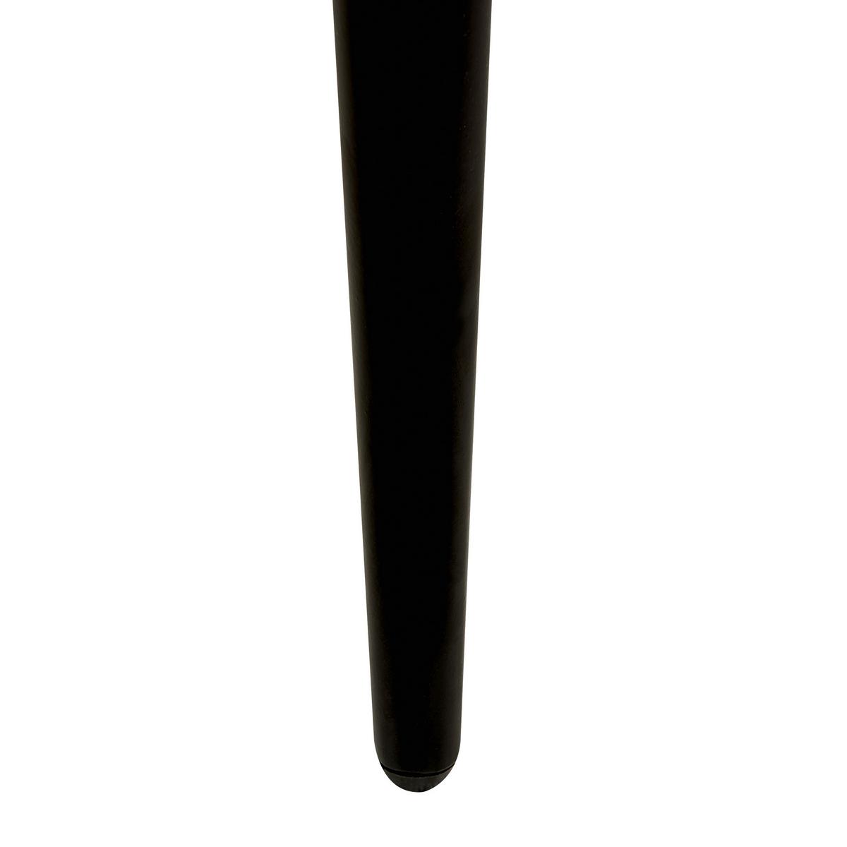 SESSEL Leinen hellbeige/schwarz Stouby - Beige/Schwarz, Textil (83/77/74cm) - Beliani