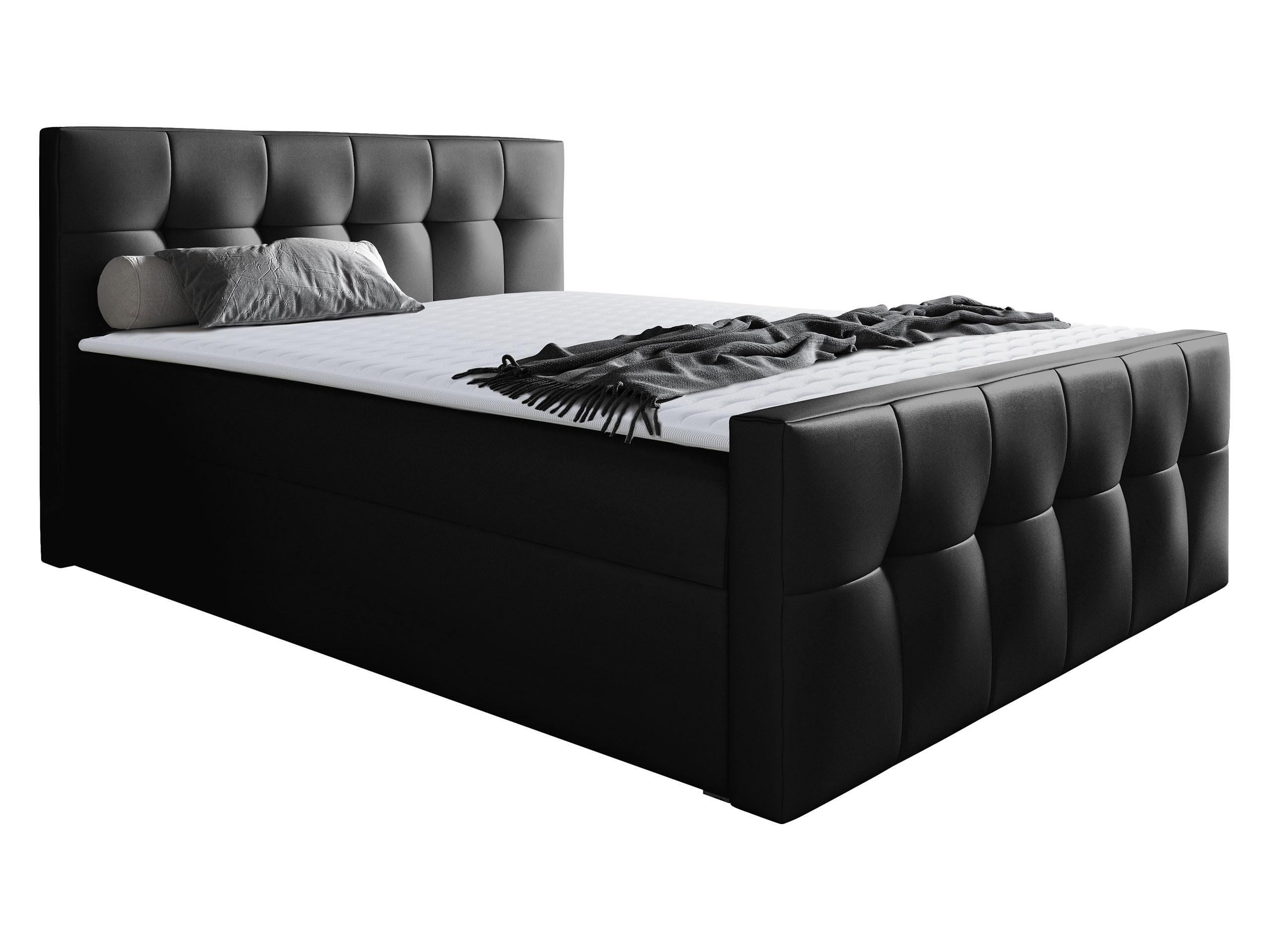 BOXBETT Malibu - H3 - Schwarz, Holz (160/200cm) - MIRJAN24