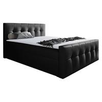 BOXBETT Malibu - H3 - Schwarz, Holz (160/200cm) - MIRJAN24