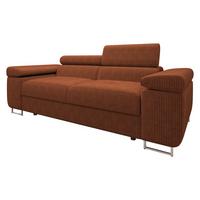 SOFA Torezio 2 Cord - Braun, Holz/Textil (198/90/102cm) - MIRJAN24