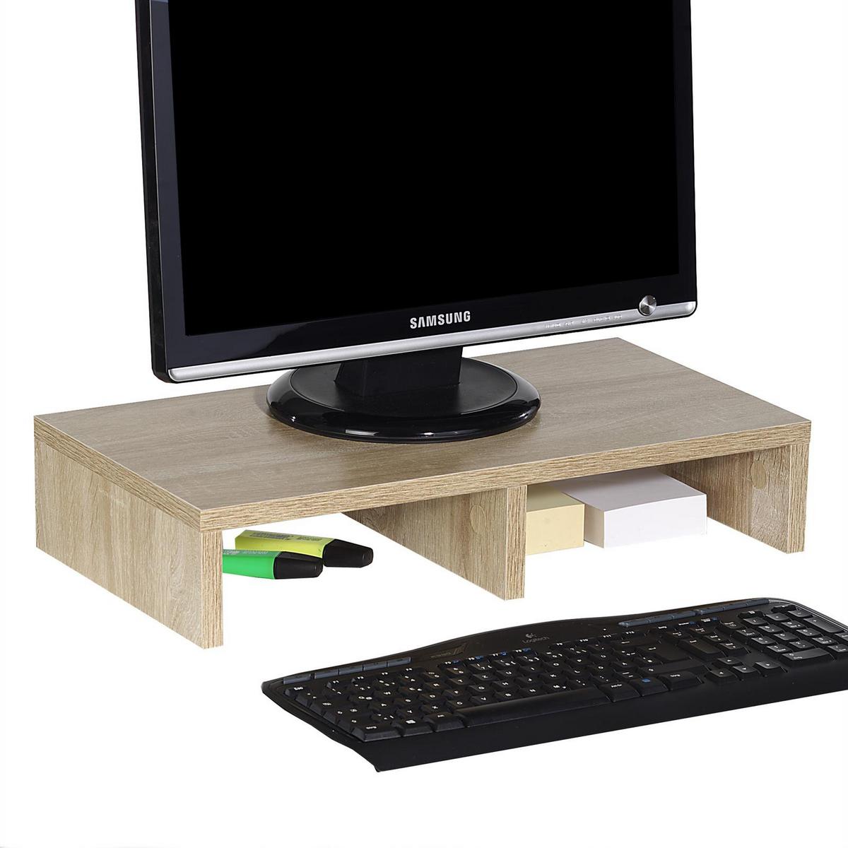 MONITORSTÄNDER MONITOR - Sonoma Eiche, Holzwerkstoff (27/50/10cm) - CARO-Möbel