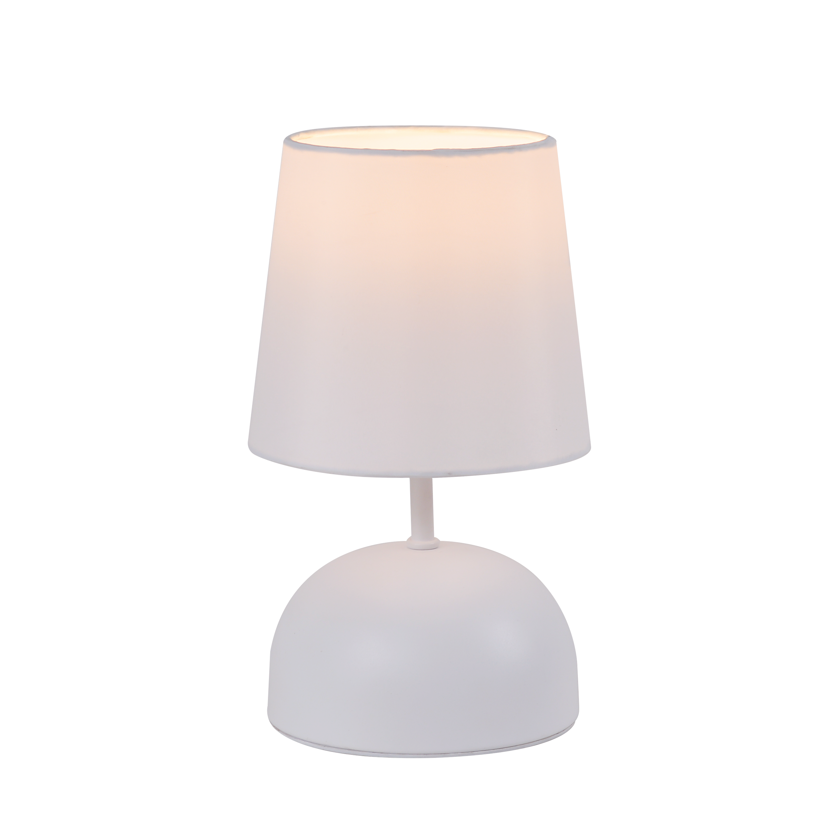 TISCHLAMPE Zola 14/14/24.5 cm - Weiß, Metall (14/14/24.5cm) - ZMH