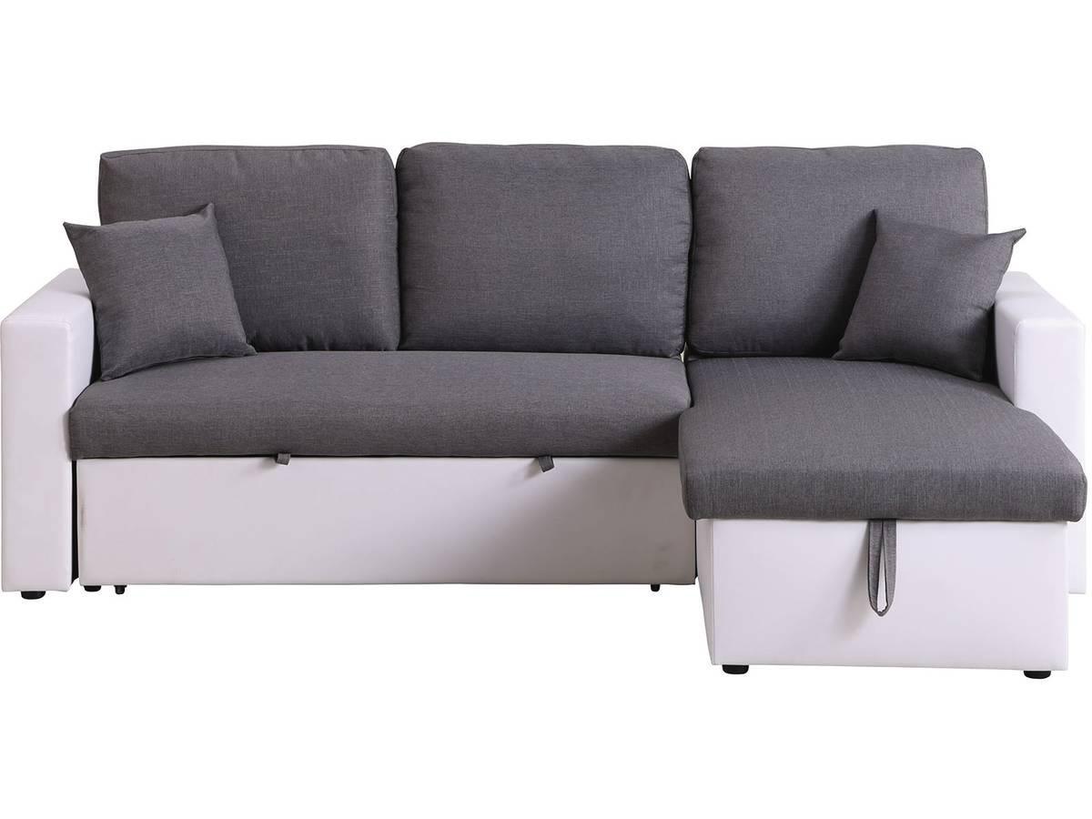 ECKSOFA alain Grau - Grau, Textil (145/221cm) - Habitat Garten