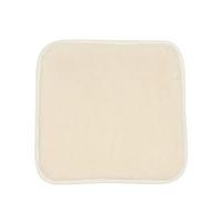 SITZKISSEN Merino Schurwolle Weiches Wollkissen Rechteckig 40/40 cm - Weiß, Fell (40/40cm) - Provellus