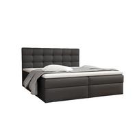 BOXBETT Doriano In Kunstleder Soft - Schwarz, Holzwerkstoff/Textil (200/200cm) - Fun Möbel