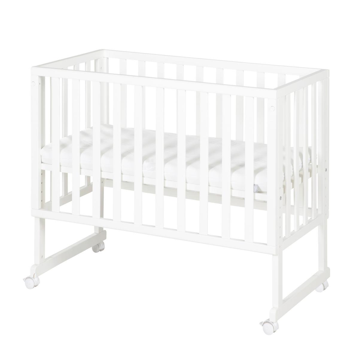 BEISTELLBETT 3in1 Set 90 x 45 cm - Weiß, Holzwerkstoff (45/90cm) - Roba