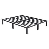 METALLBETT 160x200 cm mit Lattenrost Anthrazit auf Stahlrahmen - Anthrazit, Metall (160/200cm) - ML-DESIGN