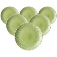 SPEISETELLER Banda Grün ø 27 cm 6er Set - Grün, Keramik (27cm) - Ritzenhoff Breker