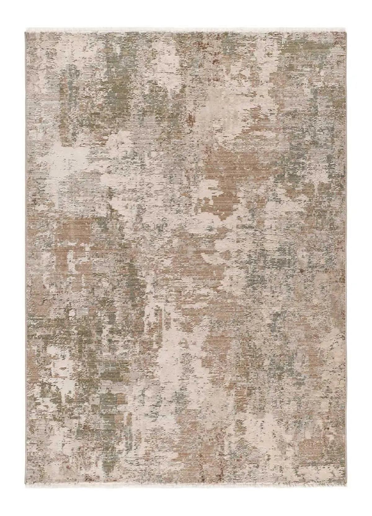 KURZFLORTEPPICH Beige / Grün Ona 200/290 cm - Beige/Grün, Textil (200/290cm) - Atticgo