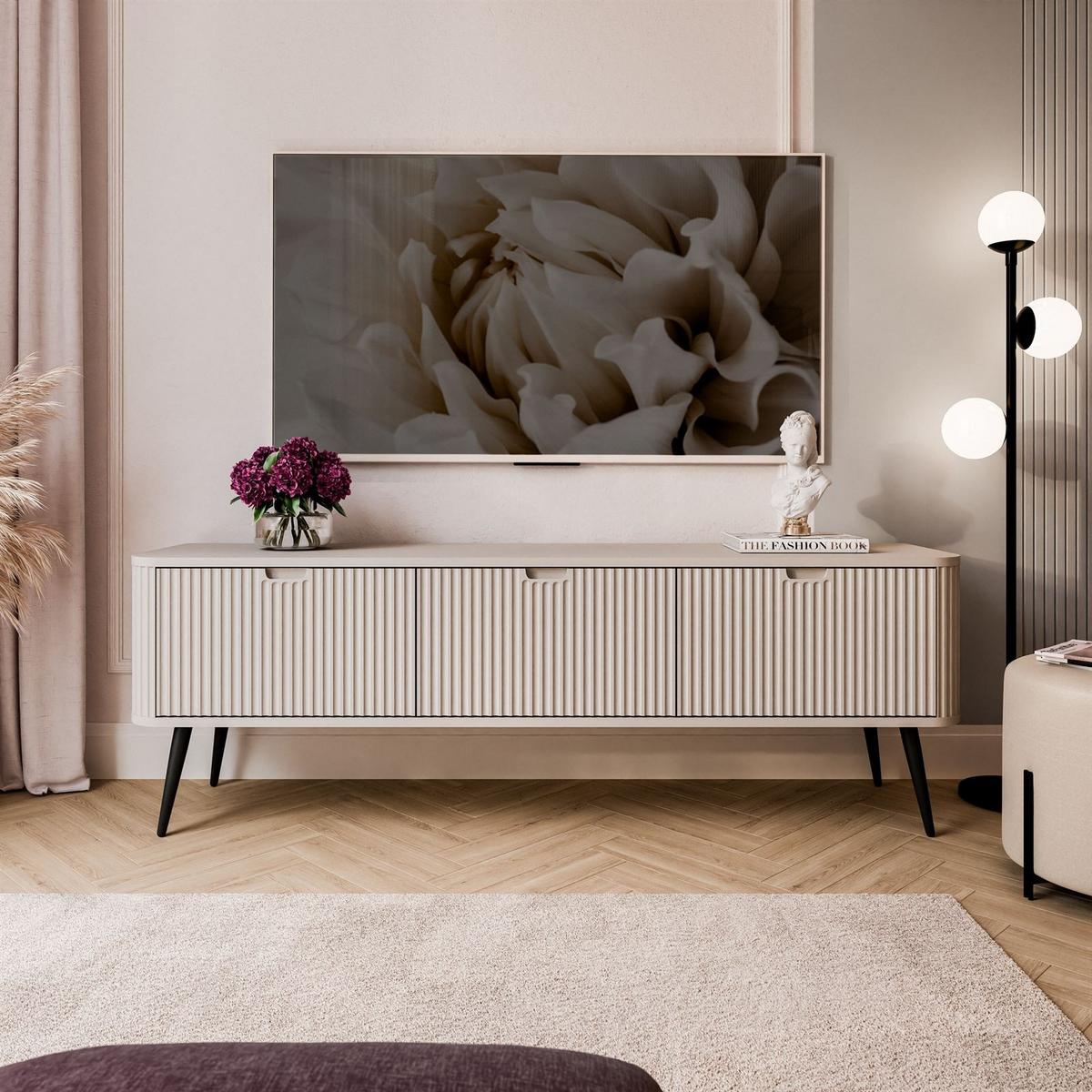 TV Element ZAIRA RTV168 Kaschmir - Kaschmir, Holzwerkstoff (168/57/39cm) - Lookway