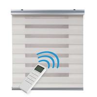 DOPPELROLLO Motorisiertes Leinen 100x250 cm - Beige, Kunststoff (100/250cm) - STORESDECO