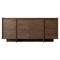 KOMMODE Japandi K4D - Braun, Holzwerkstoff (200/90/38cm) - MIRJAN24