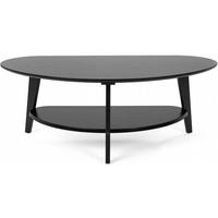 WOHNZIMMERTISCH Couchy2 - Schwarz, Holz (102/54/46cm) - needs&wants