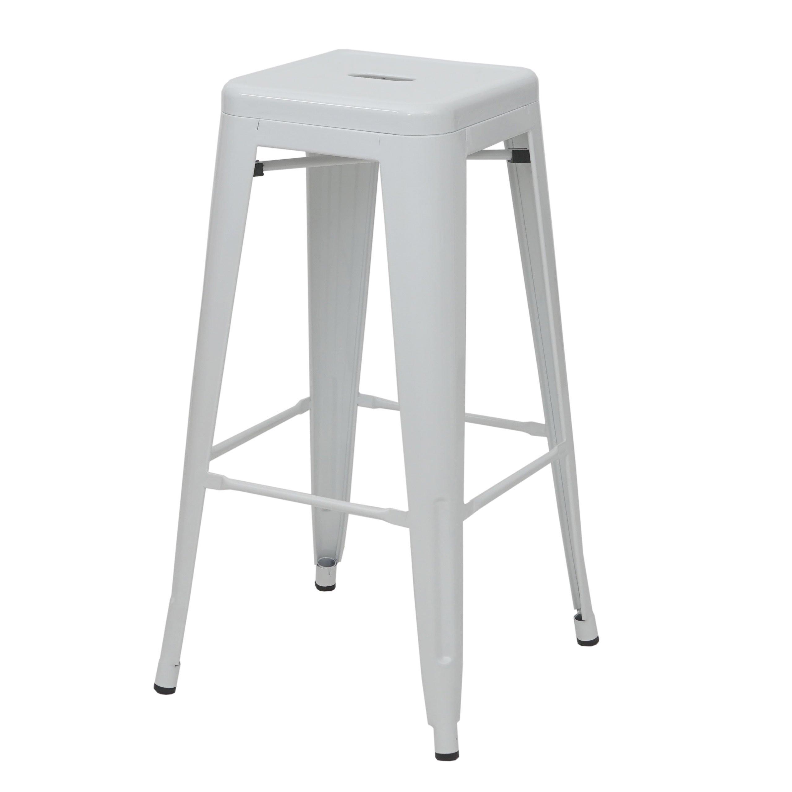 BARHOCKER METALL Grau - Grau, Metall (43/77/43cm) - MCW