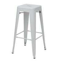 BARHOCKER METALL Grau - Grau, Metall (43/77/43cm) - MCW