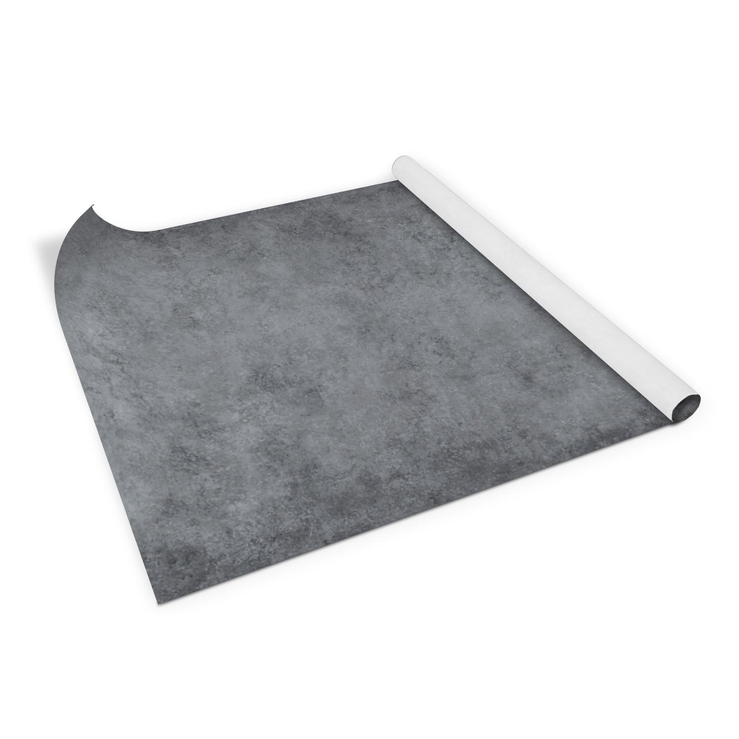 MÖBELAUFKLEBER 100x50 cm grauer dunkler Beton - Grau, Kunststoff (100/50/50cm) - TULUP