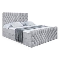 BOXBETT SERENE-Z - 120 x 200 - H3 - Hellgrau - Hellgrau, Holzwerkstoff (120/200cm) - ALTDECOR