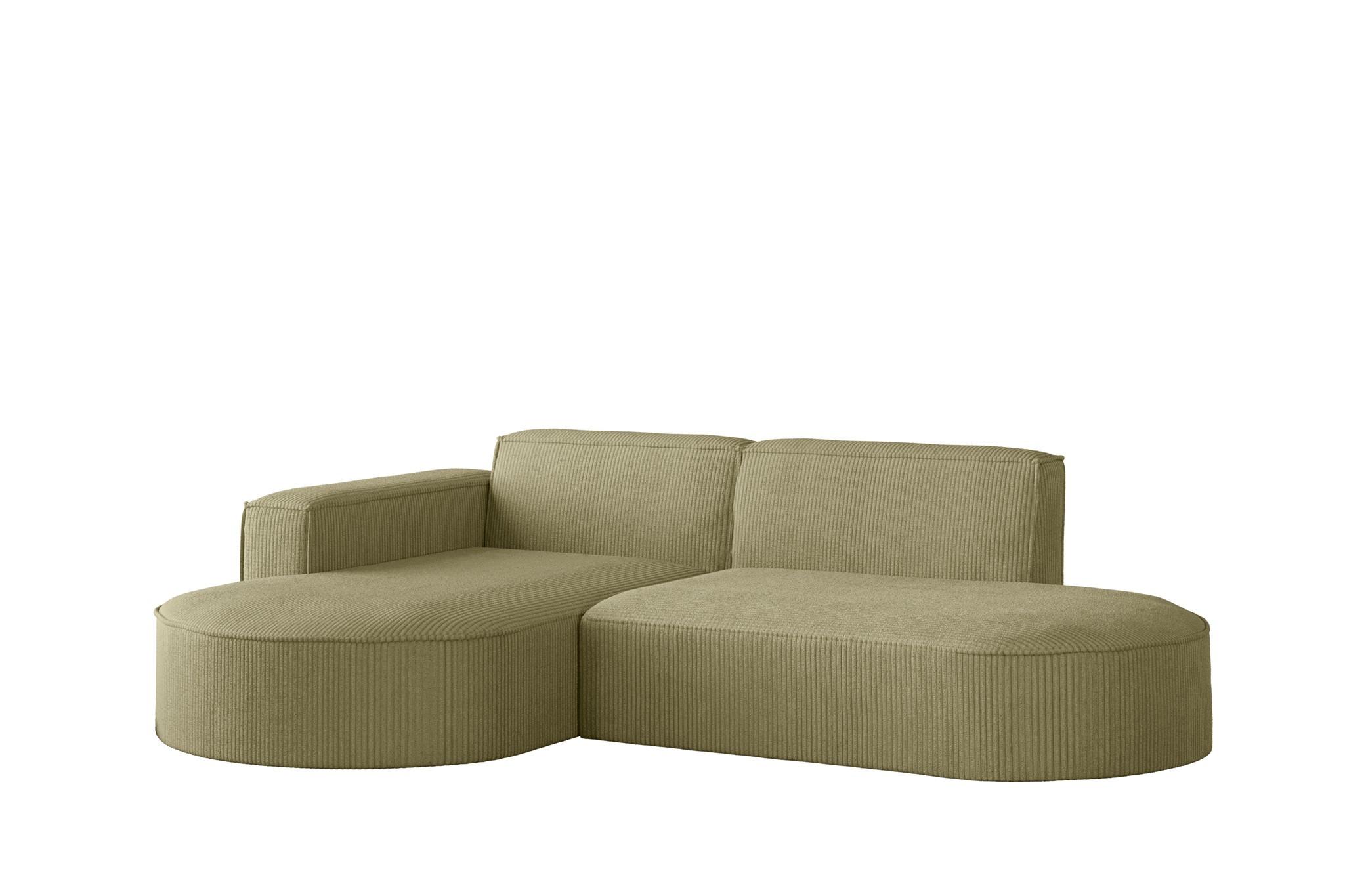 ECKSOFA Palma Xs In Scala - Opal, Holzwerkstoff/Textil (236/165cm) - Fun Möbel