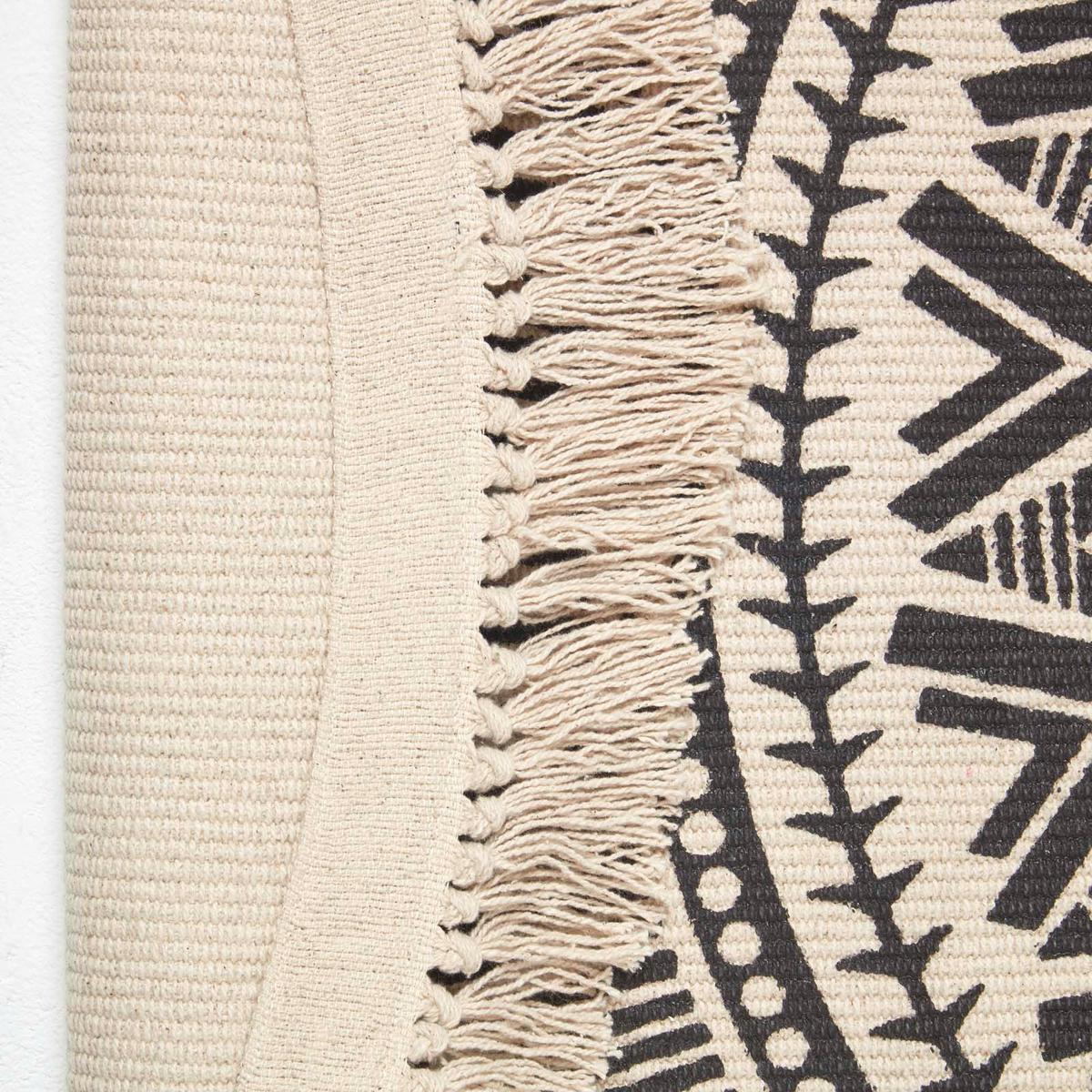 BAUMWOLLTEPPICH mit Mandala-Muster rund 145 cm - Multicolor, Textil (145/145cm) - Homescapes