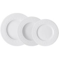 TELLER-SET Cellini weiß 12-tlg. - Weiß, Keramik (2/2/2cm) - Villeroy & Boch