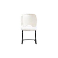 ESSZIMMERSTUHL JONA Cremeweiß Webstoff (1er-Set) - Creme, Kunststoff/Textil (49/92/59cm) - KAWOLA