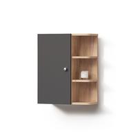 BADSCHRANK Fucino Anthrazit 47.2 x 59.2 cm - Anthrazit, Holzwerkstoff (47.2/59.2/20.8cm) - Livinity®