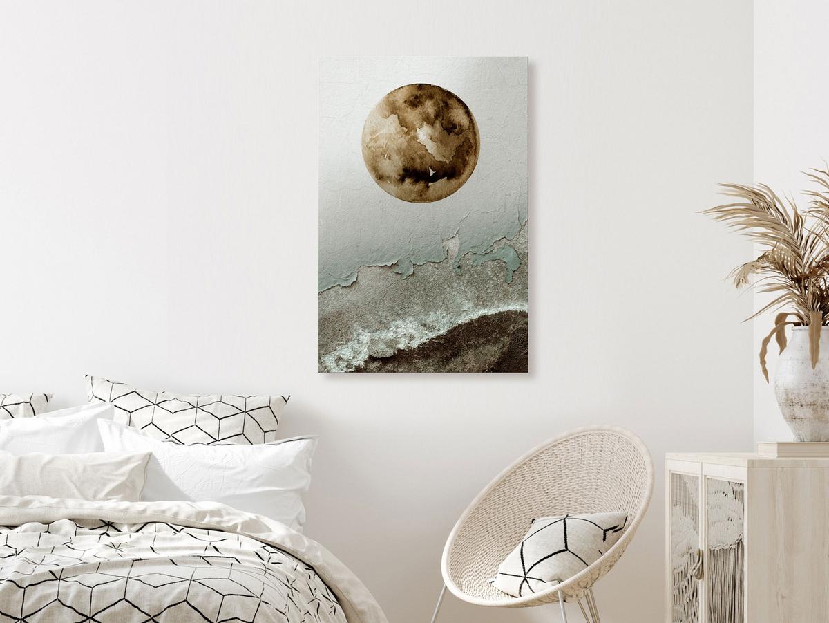 KUNSTDRUCK Grau 80/120 cm - Braun/Grau, Textil (80/120cm) - KUNSTLOFT