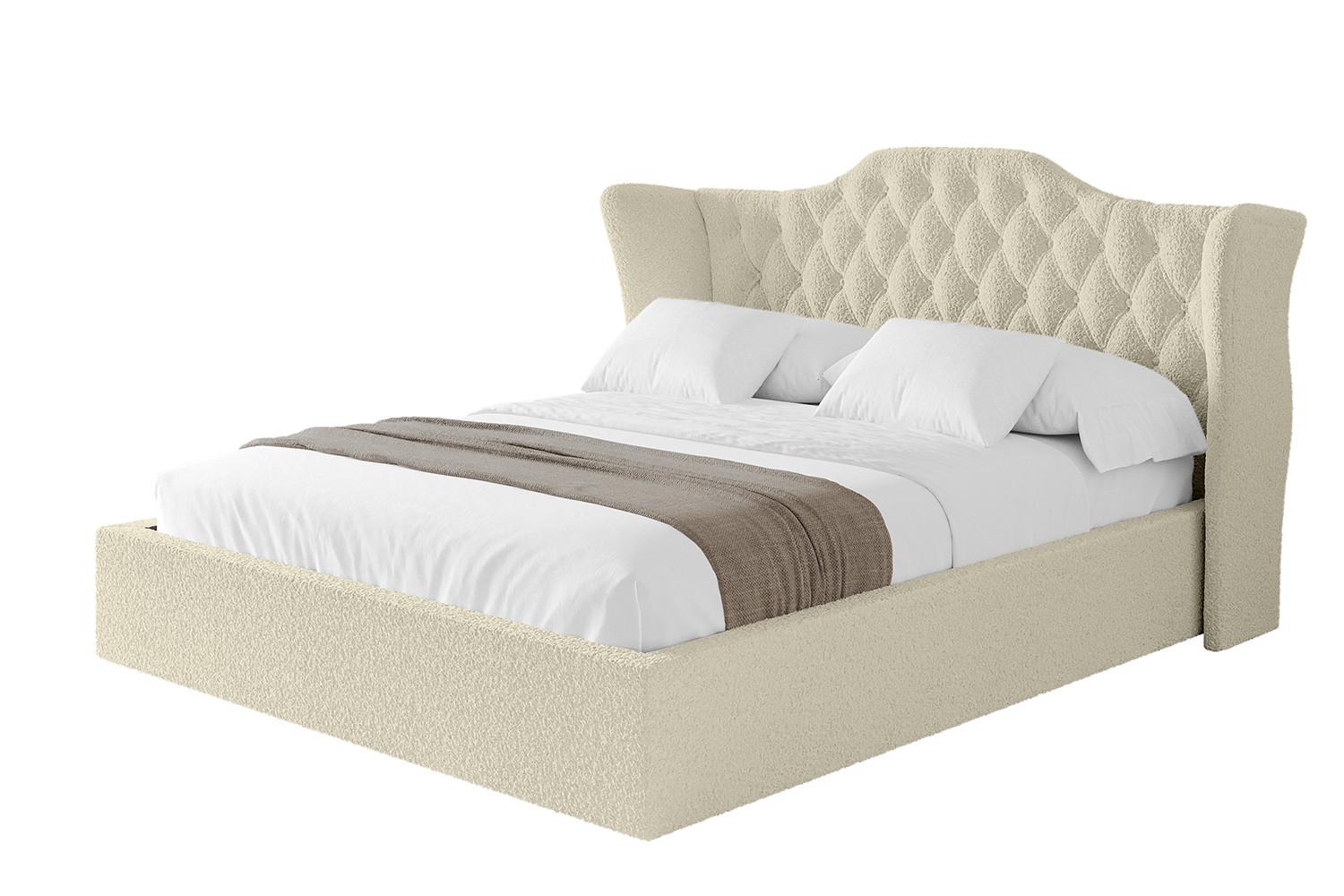 POLSTERBETT mit Bettkasten und Lattenrost, Boxbett ohne Matratze - ZORAN 120x200 Beige - Taupe, Holzwerkstoff/Textil (120/200cm) - ALTDECOR