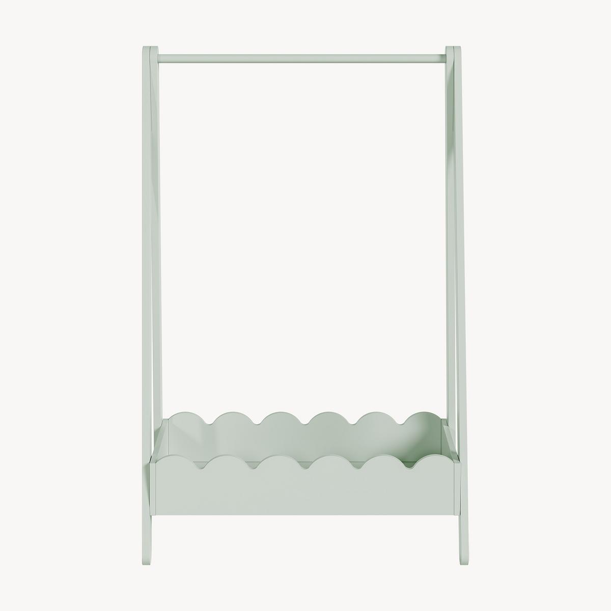 KINDERKLEIDERSTÄNDER Vestnes II. - Mintgrün, Holzwerkstoff (66/99/38cm) - [en.casa]