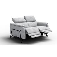 RELAXSOFA RODEN 2-Sitzer, hellgrau - Hellgrau, Holz/Textil (152/82/103cm) - Wozimo