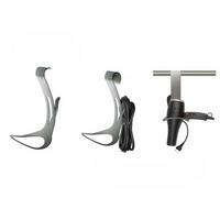 HAARTROCKNERHALTER zum Aufhängen - 15/10/21 cm - Silberfarben, Metall (10/21/15cm) - Calicosy