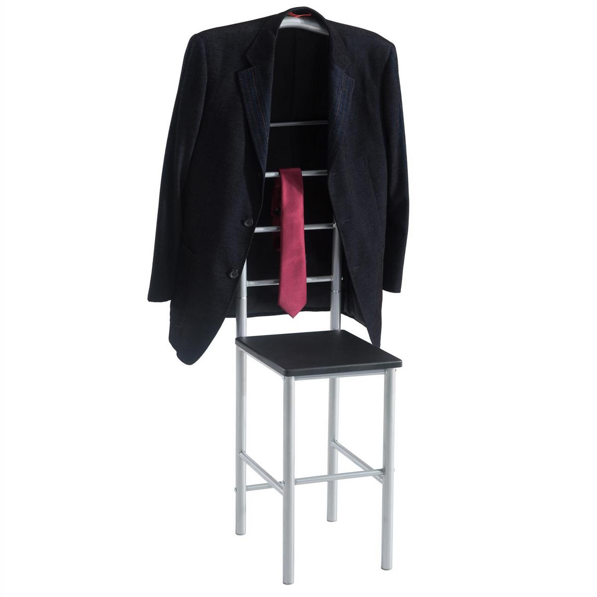 HERRENDIENER JIVO 2er-Set schwarz - Schwarz, Metall (53/121/47cm) - CARO-Möbel