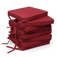 STUHLKISSEN Loft SK 45x40x5cm Rot (8tlg) - Rot, Textil (45/40/40cm) - Beautissu 