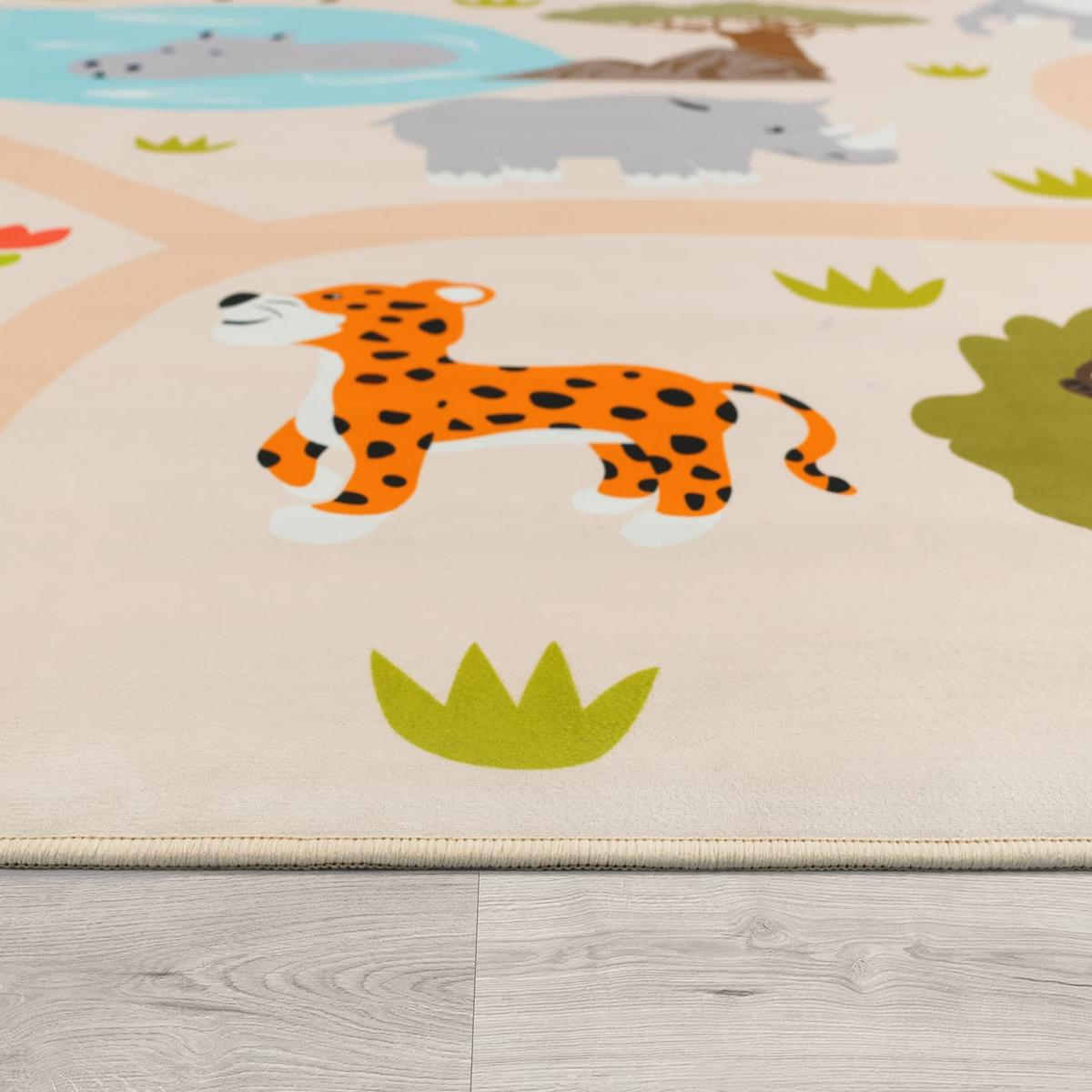 KINDERTEPPICH Bunt 200 x 200 cm - Multicolor, Kunststoff (200/200cm) - TT Home