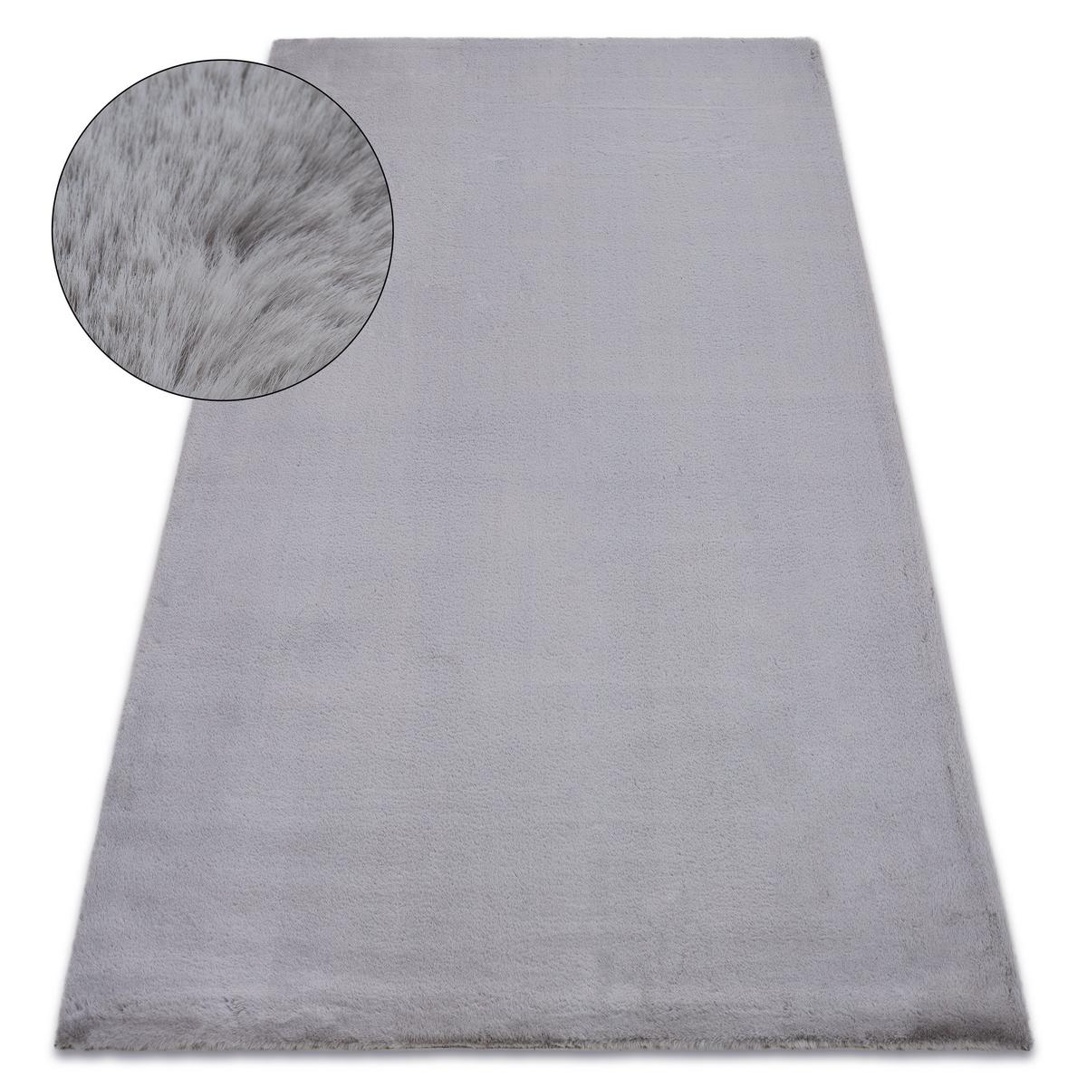 TEPPICH Bunny 120/170 cm - Grau, Textil (120/170cm) - rugsX