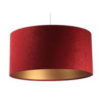 HÄNGELEUCHTE Gold 40/20 cm - Rot/Goldfarben, Kunststoff (40/0.6/20cm) - ONZENO