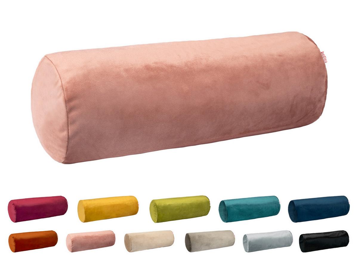 NACKENROLLENHÜLLE Samt&Sonders altrosa 40/15 cm - Altrosa, Textil (15/40cm) - beties Heimtextil