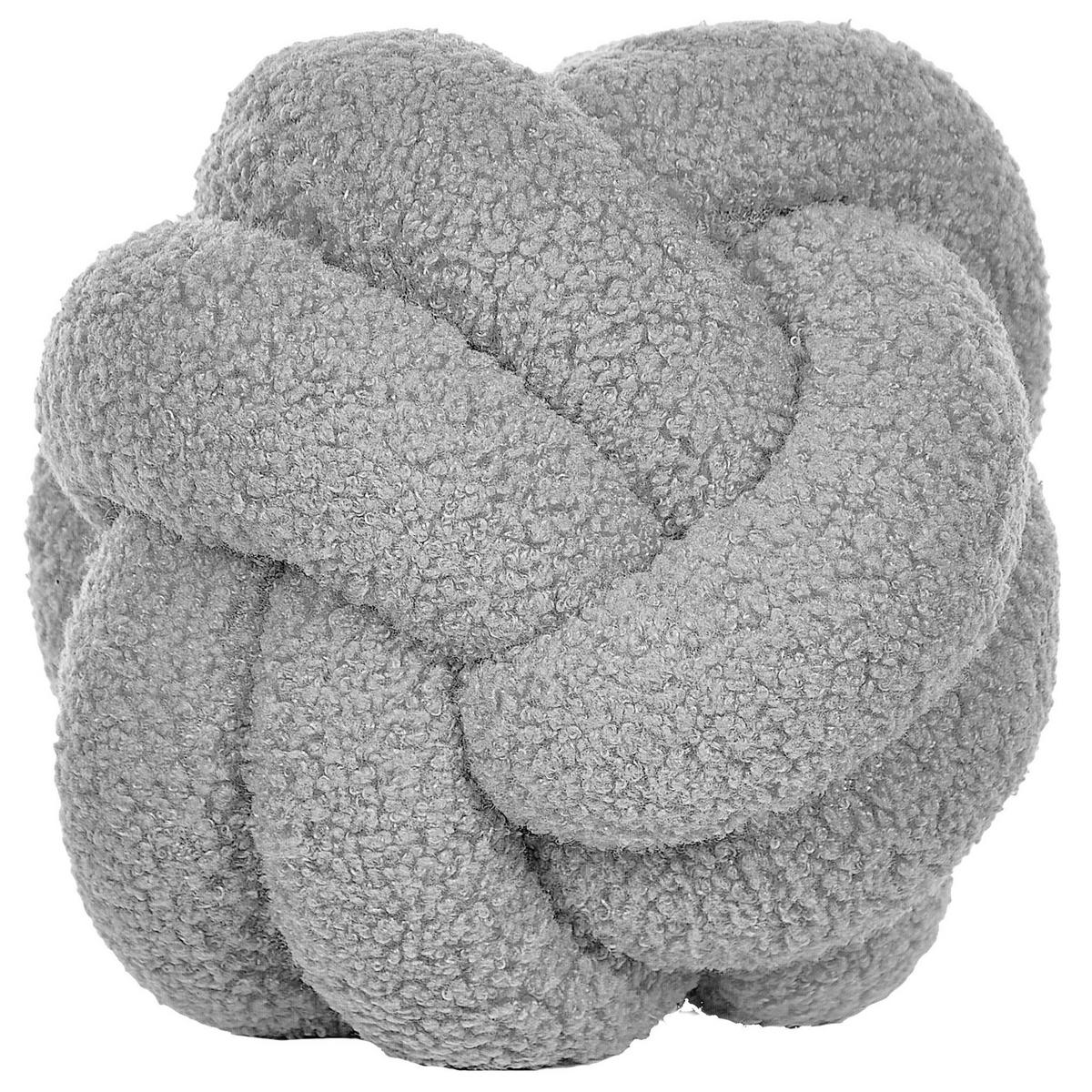DEKOKISSEN Grau 19/19 cm Malni - Grau, Textil (19/19cm) - Beliani