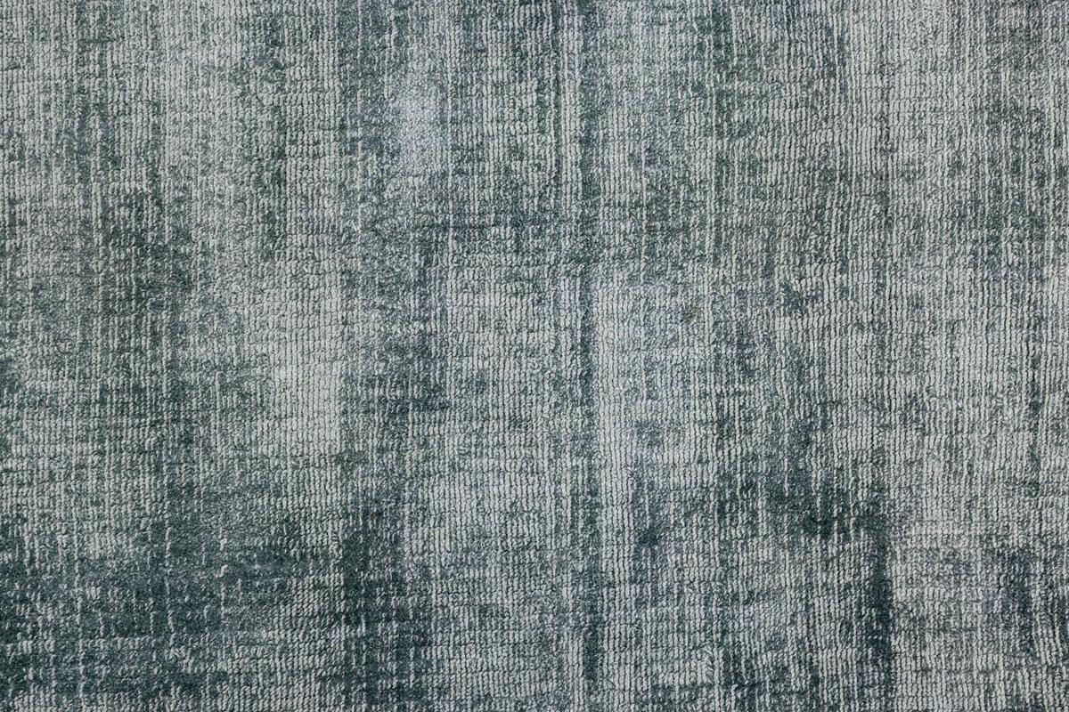 VISKOSETEPPICH Star 150x150 cm - Türkis, Textil (150/150cm) - THEKO