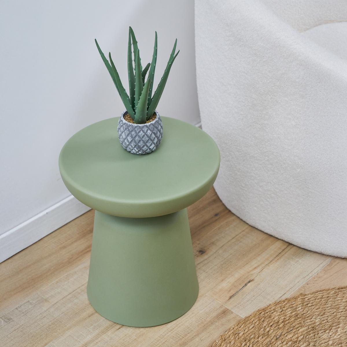 BEISTELLTISCH Posio - Grün, Kunststoff (40/40/44cm) - [en.casa]