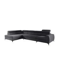 ECKSOFA Toronto Xl - Dunkelgrau, Holzwerkstoff/Textil (340/200cm) - Fun Möbel