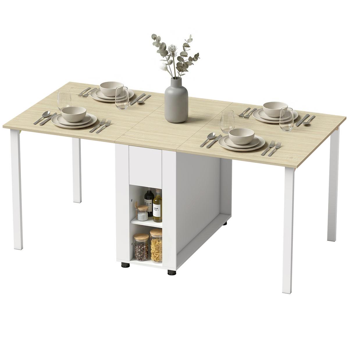 ESSTISCH Noxor 168.2/85/73 cm - Weiß, Holz (168.2/85/73cm) - ZMH
