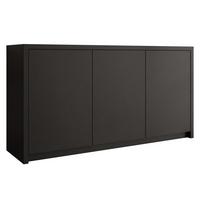 KOMMODE Solid 3D - Schwarz, Holzwerkstoff/Kunststoff (150/79/40cm) - MIRJAN24