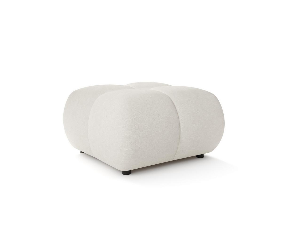 POLSTERHOCKER DUCA Modern Sitzhocker, Fußhocker Creme - Creme, Holzwerkstoff/Kunststoff (72/43.5/72cm) - MASSENO