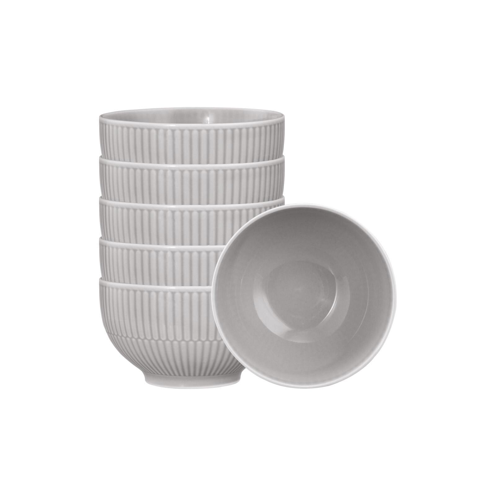 CAPPUCCINOSCHALEN Amina Silbergrau 400 ml 6er Set - Grau, Keramik (0.4L) - Seltmann Weiden